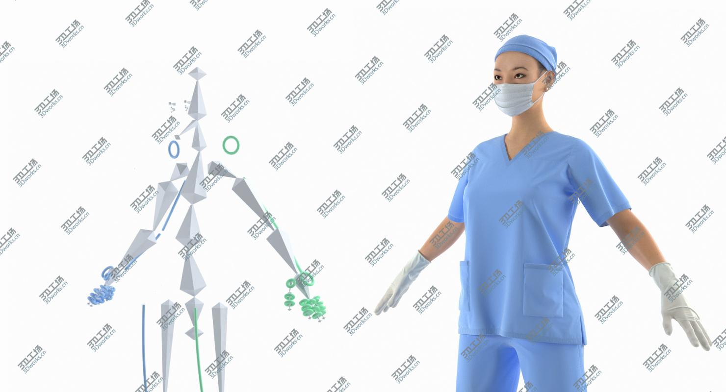 images/goods_img/2021040233/3D model Asian Female Surgeon Rigged/5.jpg